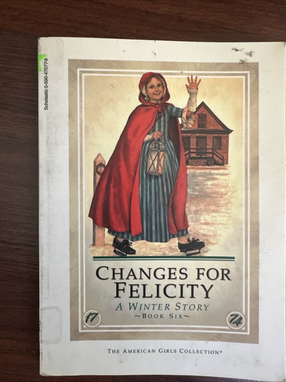 VTG Changes for Felicity Book 6 Christmas Winter Story First Scholastic Printing